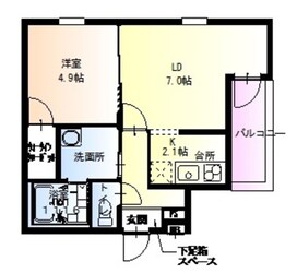 フジパレス西住之江Ⅷ番館の物件間取画像